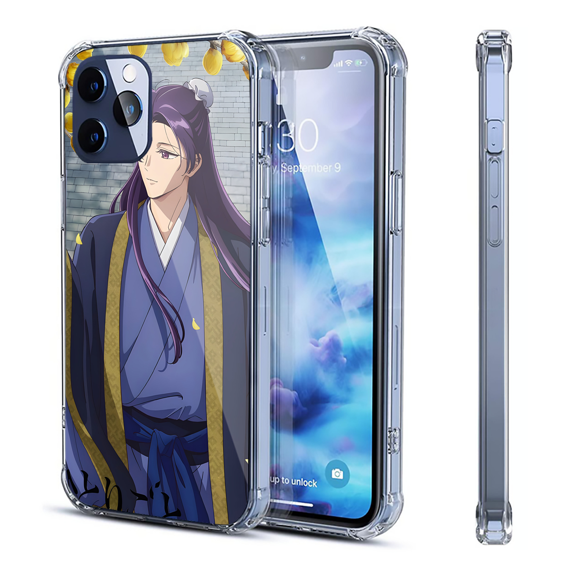（画像用） 薬屋のひとりごと The Apothecary Diaries 【iPhone 12シリーズ対応】透明スマホケース（クリアソフトケース）